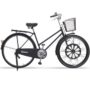La roue électrique Teebike installée sur un vélo de ville