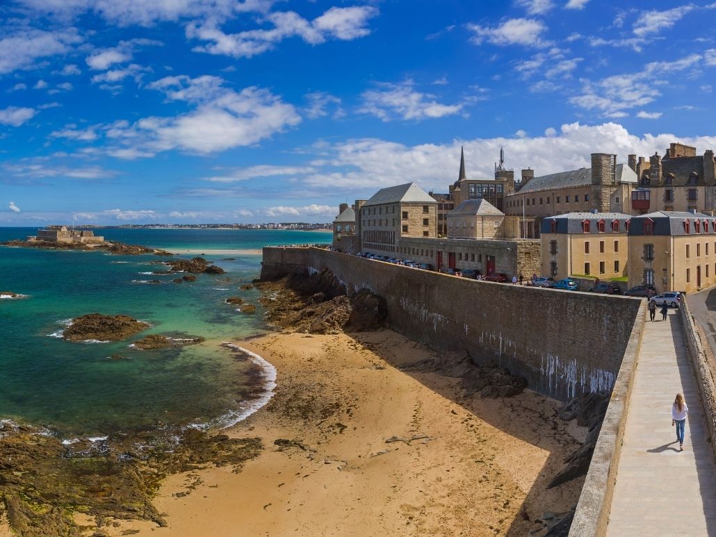 Saint-Malo et sa plage